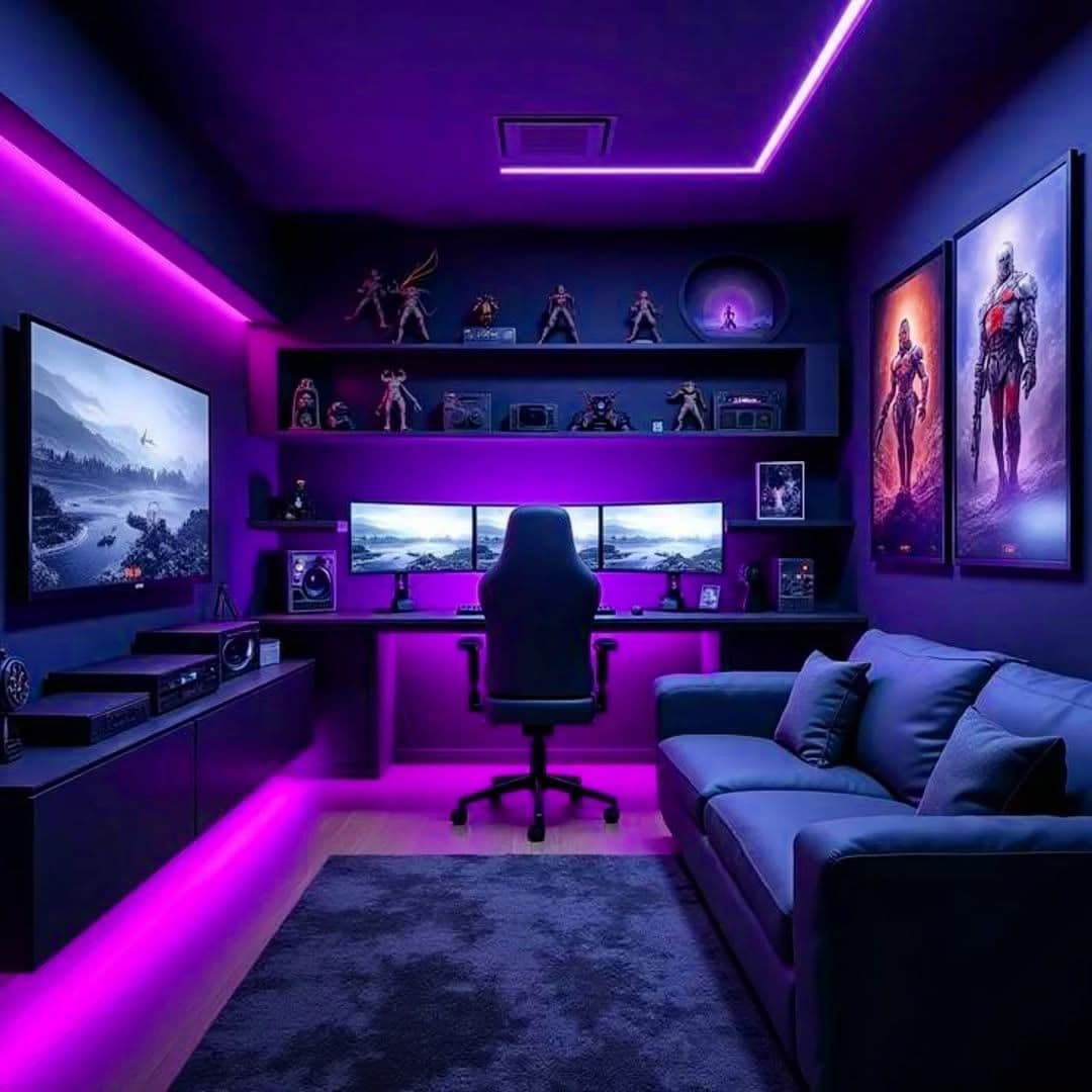 Gaming Room Design & Furniture - project photo 4
