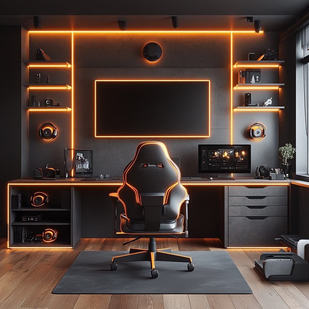 Gaming Room Design & Furniture - project photo 7