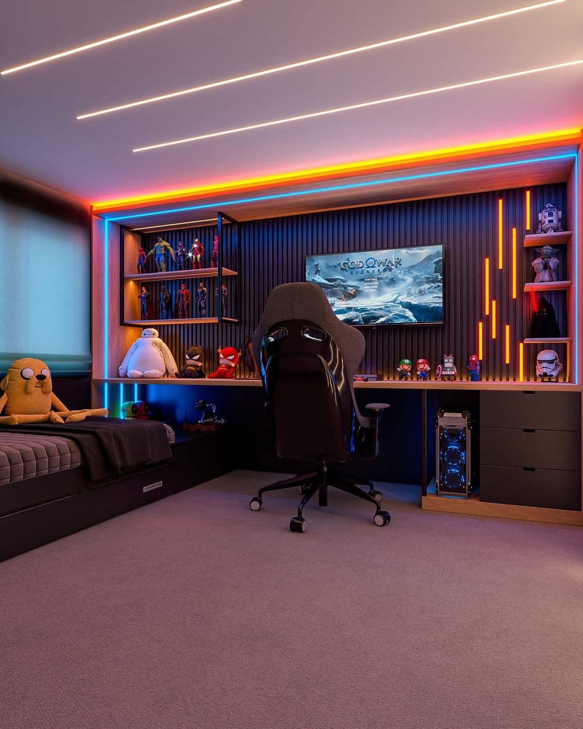 Gaming Room Design & Furniture - project photo 14