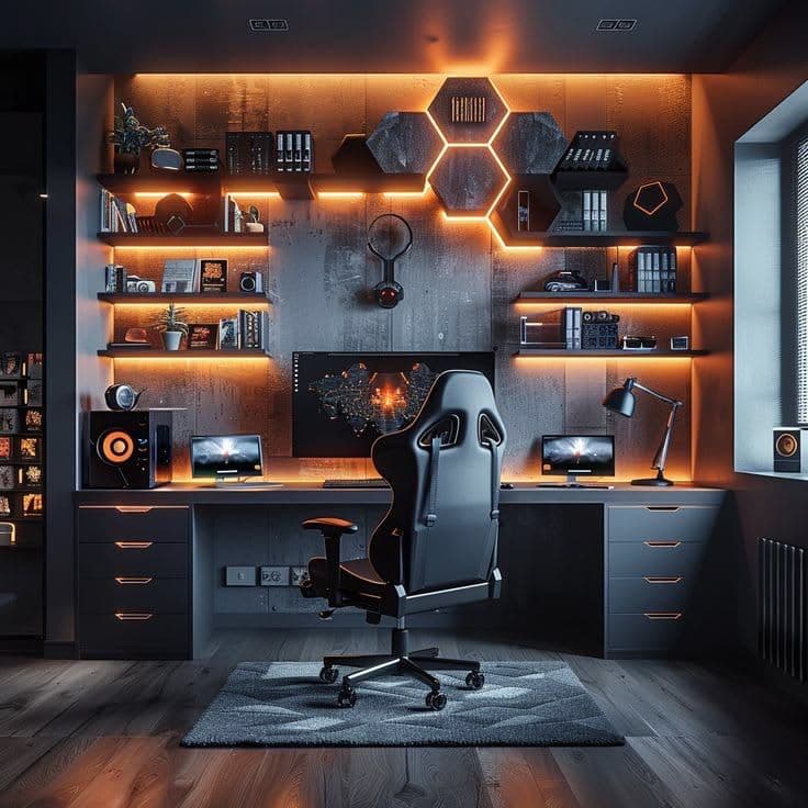 Gaming Room Design & Furniture - project photo 16